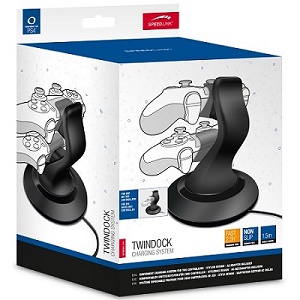 Speedlink Twindock Charging System for PlayStation 4, black [SL-4511-BK] 