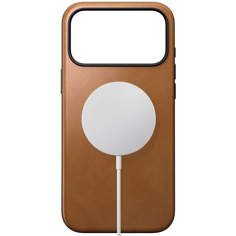 Nomad kryt Modern Leather Case Magsafe pre iPhone 17 Pro Max - English Tan 