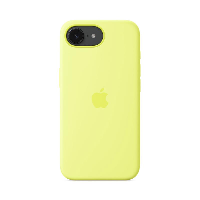 iPhone 16e Silicone Case – Neónová žltá 