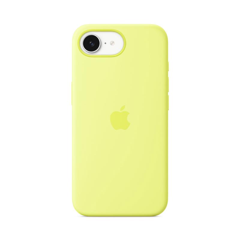 iPhone 16e Silicone Case – Neónová žltá 
