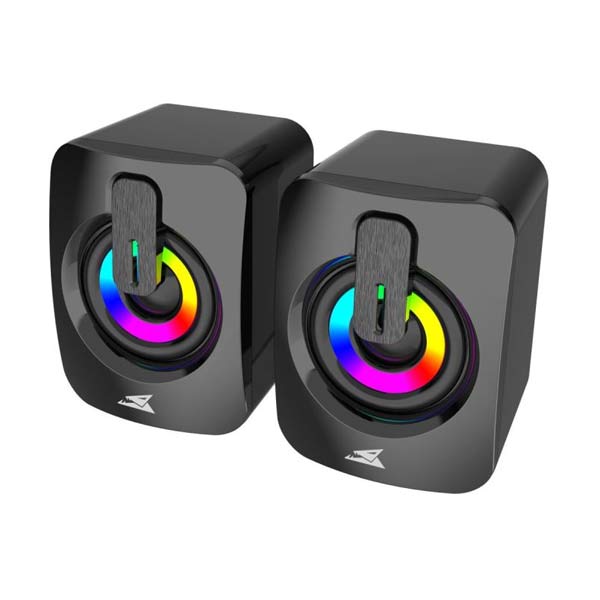Baracuda 2.2 SEASHELL speakers LED, black 