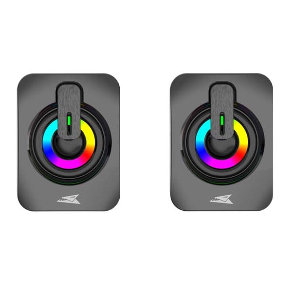 Baracuda 2.2 SEASHELL speakers LED, black 