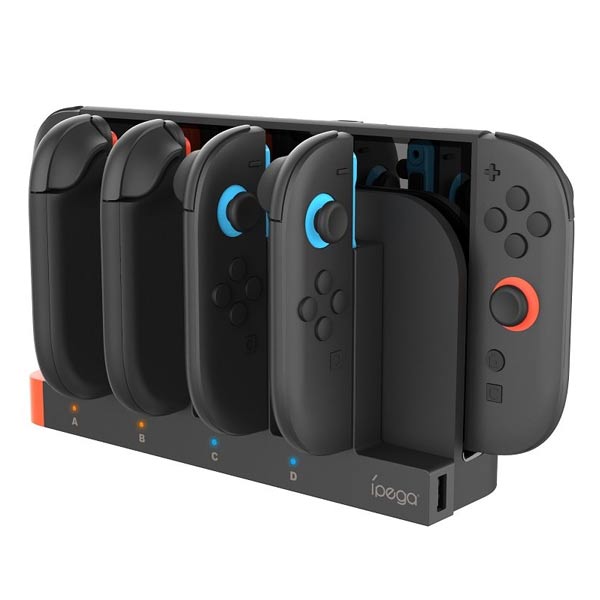 iPega SW2185 Nabíjacia Stanica pre JoyCon Ovládače Nintendo Switch 2, black 