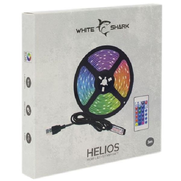 White Shark HELIOS-3 RGB LED strip with remote control, 3 m 