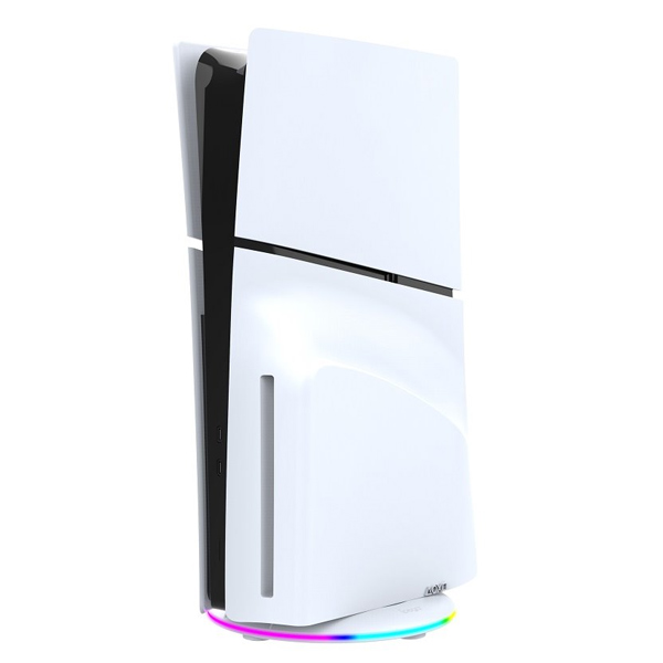 iPega P5S025S Vertikálny stojan s RGB pre PS5 Slim/PS5 Pro White 