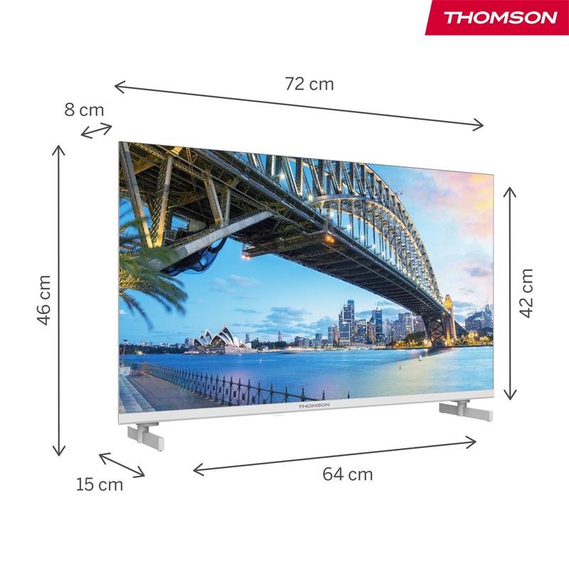 Thomson 32HG2S15W - Google TV 32" HD biely 