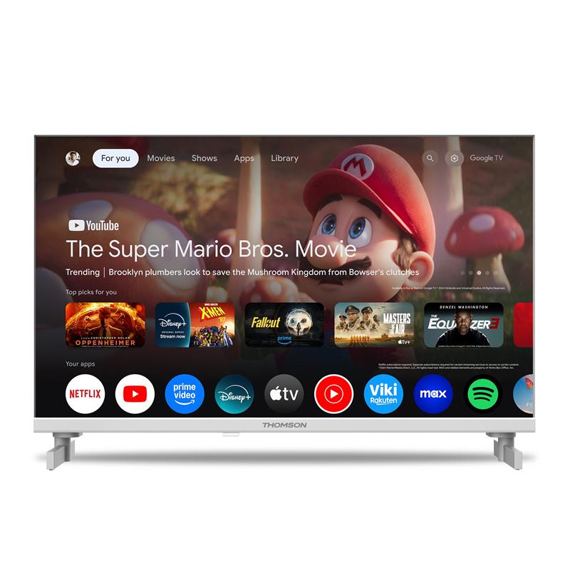 Thomson 24HG2S15CW - 24" HD, Google TV, LED, 12V, biely 