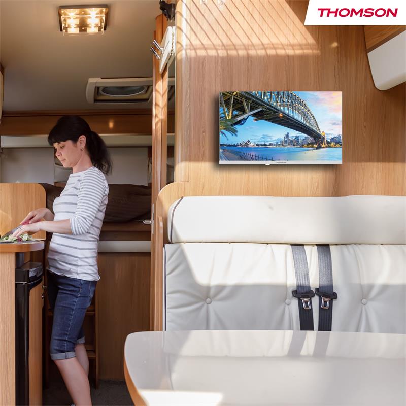 Thomson 24HG2S15CW - 24" HD, Google TV, LED, 12V, biely 