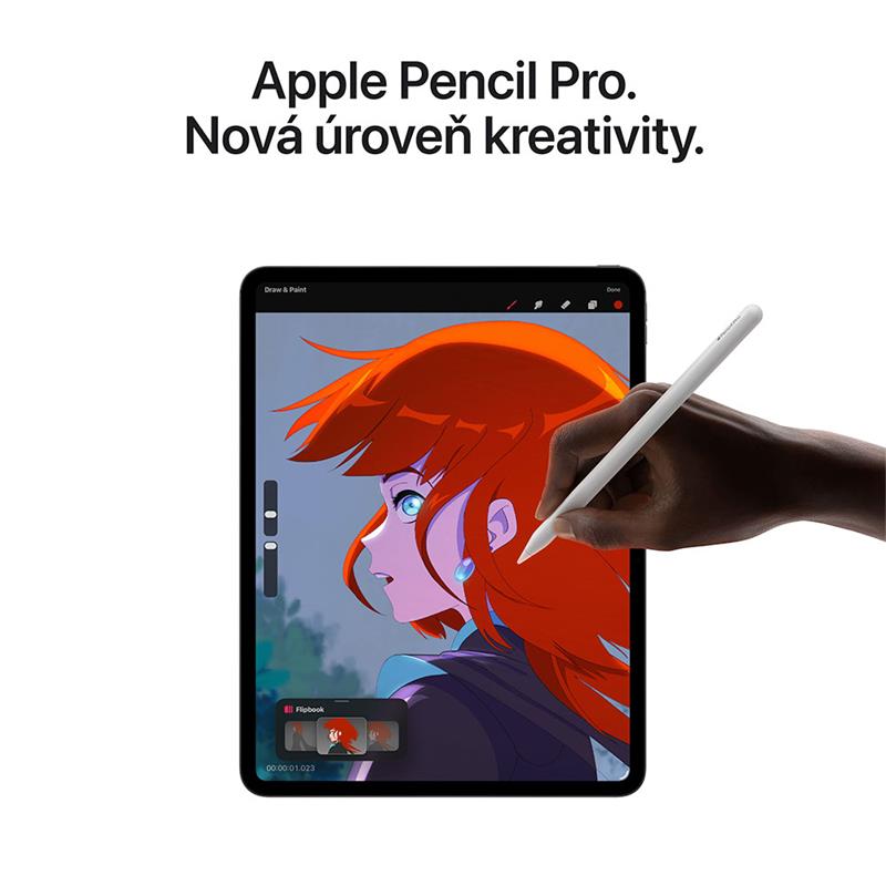 iPad Pro 13" Wi-Fi + Cellular 2TB štandardné sklo - Kozmický čierny (2025) 