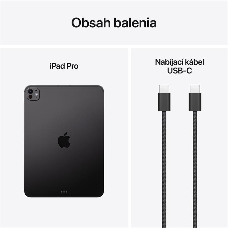 iPad Pro 11" Wi-Fi 512GB štandardné sklo - Kozmický čierny (2025) 