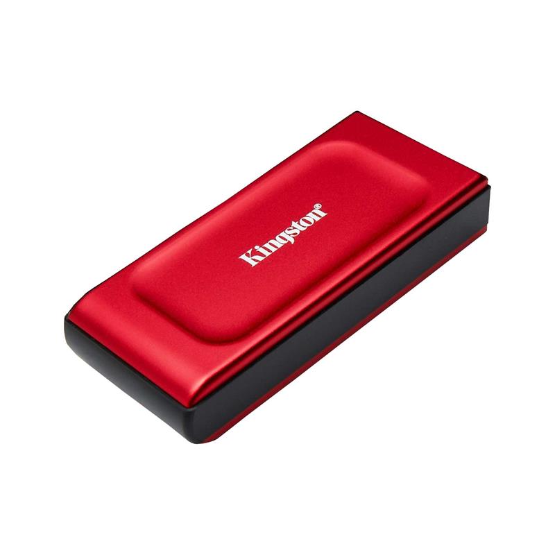 Kingston XS1000 - 1TB externý SSD, USB 3.2 Gen 2, USB-C, červený 