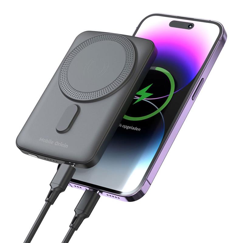 Mobile Origin PowerBank Wireless Magnetic PB10 5.000 mAh - Black 