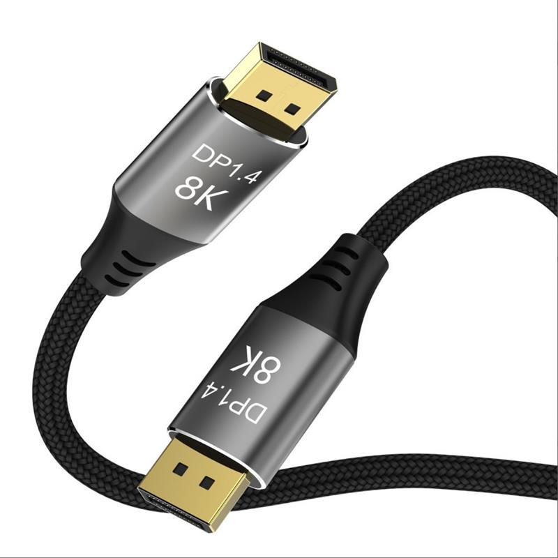 PremiumCord DisplayPort 1.4 8K prípojný kábel, kovové a pozlátené konektory, 3m 