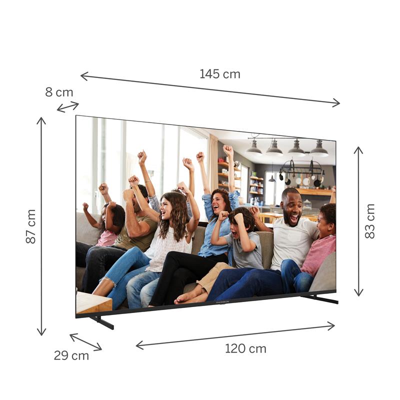 Thomson 65UG4S14 - 65" Google TV, 4K, 4x HDMI, USB - poškodený obal 