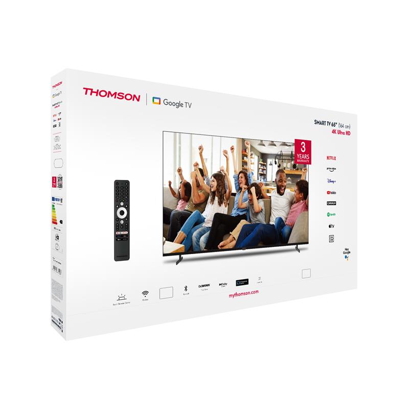 Thomson 65UG4S14 - 65" Google TV, 4K, 4x HDMI, USB - poškodený obal 