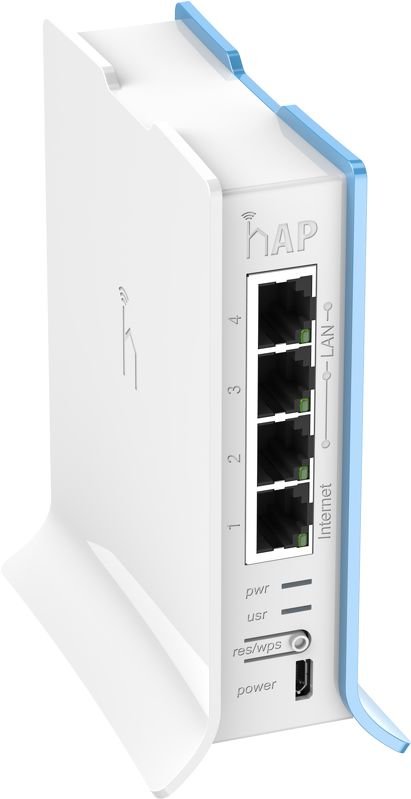 MIKROTIK RouterBOARD hAP  941-2nD-TC + L4 (650MHz; 32MB RAM, 4xLAN switch, 1x 2,4GHz plastic case, zdroj) 
