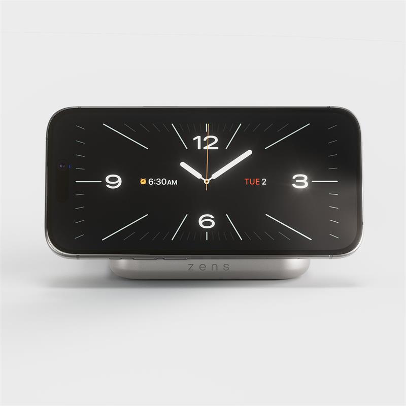 ZENS Qi2 Magnetic Nightstand charger White 