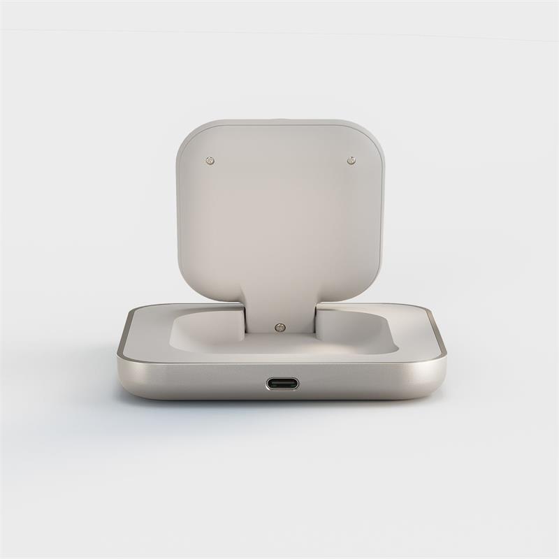 ZENS Qi2 Magnetic Nightstand charger White 