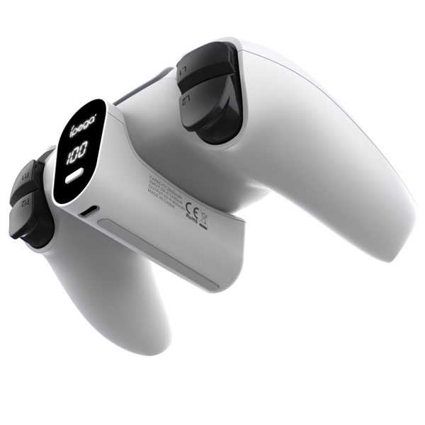 iPega P5042 Prenosná dobíjacia batéria pre PS5 Ovládač, White, vystavený, záruka 21 mesiacov 