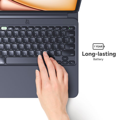 ZAGG klávesnice Pro Keys 2 pre iPad Air 13" M2/M3 CZ/SK - Black *Rozbalený* 