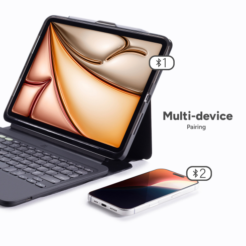 ZAGG klávesnice Pro Keys 2 pre iPad Air 13" M2/M3 CZ/SK - Black *Rozbalený* 