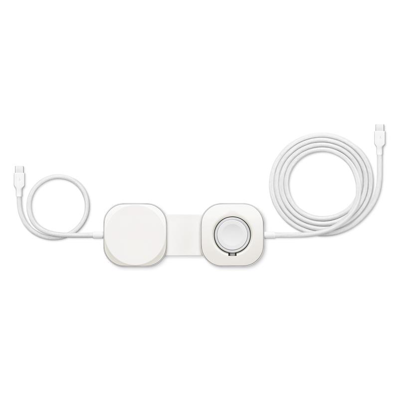 ZENS Pro 3 USB C - C cable 1,5 m 240W Qi2 charger+ Watch White *Rozbalený* 