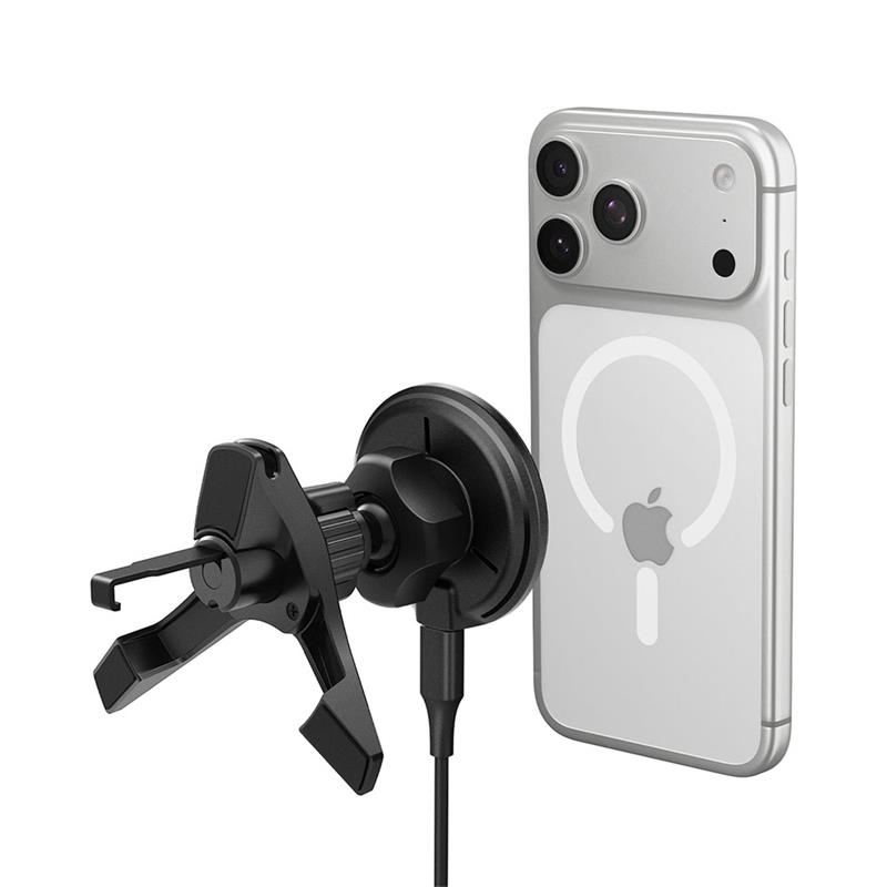 Spigen Essential MagSafe Wireless Car Charger Qi2 15W - Black 