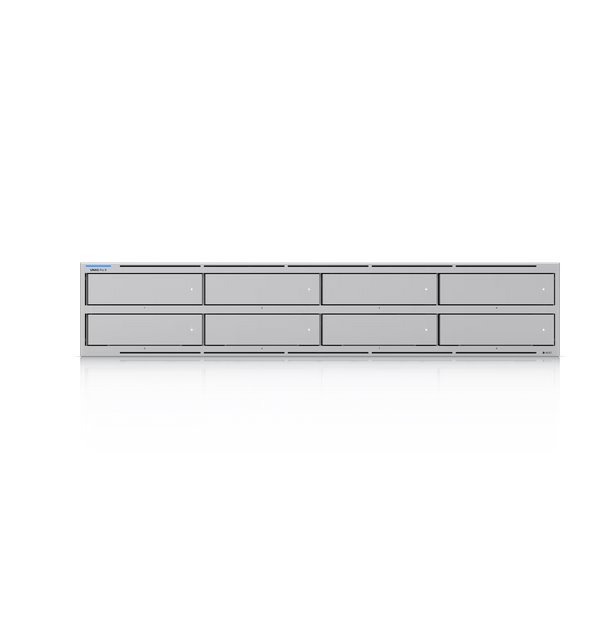 Ubiquiti UniFi UNAS-PRO-8  NAS server, 8x 3,5/2,5" disk HDD/SSD,2x NVMe SSD RAID, 10GbE, 2x SFP+ 