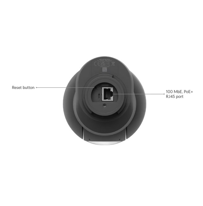 Ubiquiti UniFi Video Camera G6 PTZ  (8MP, 3864*2160/30sn; 10x hybrid zoom) čierna 