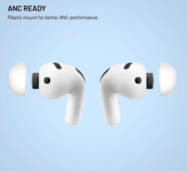 FIXED silikonové štuple pre Apple AirPods Pro 3, veľkosť S, 2 sady 