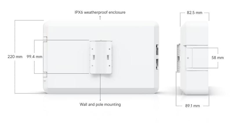Ubiquiti UniFi switch Flex Utility Pro  outdoor montážny box pre switche a jiné 