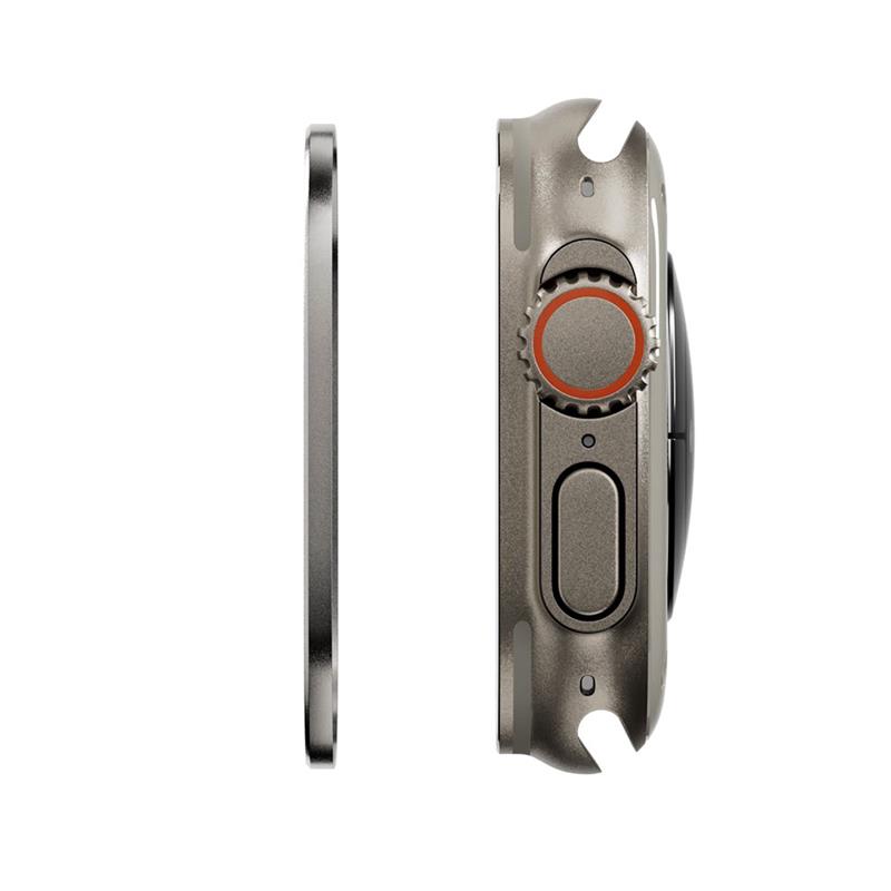 SwitchEasy Fortiz Sapphire Antireflective Protector pre Apple Watch Ultra - Natural Titanium 