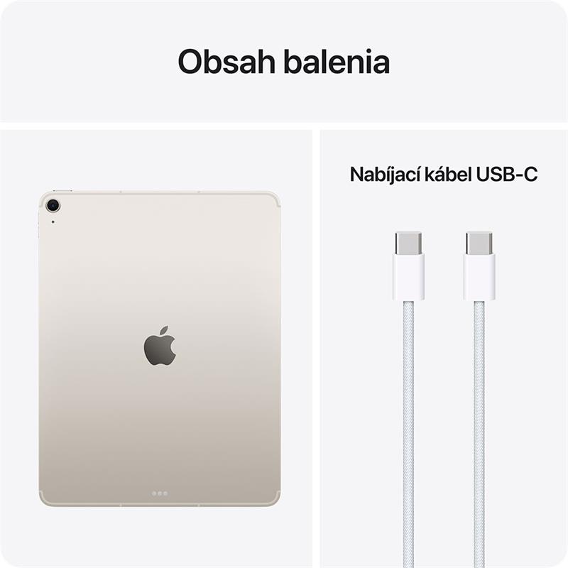 iPad Air 13" Wi-Fi + Cellular 512GB Hviezdny biely (2026) 