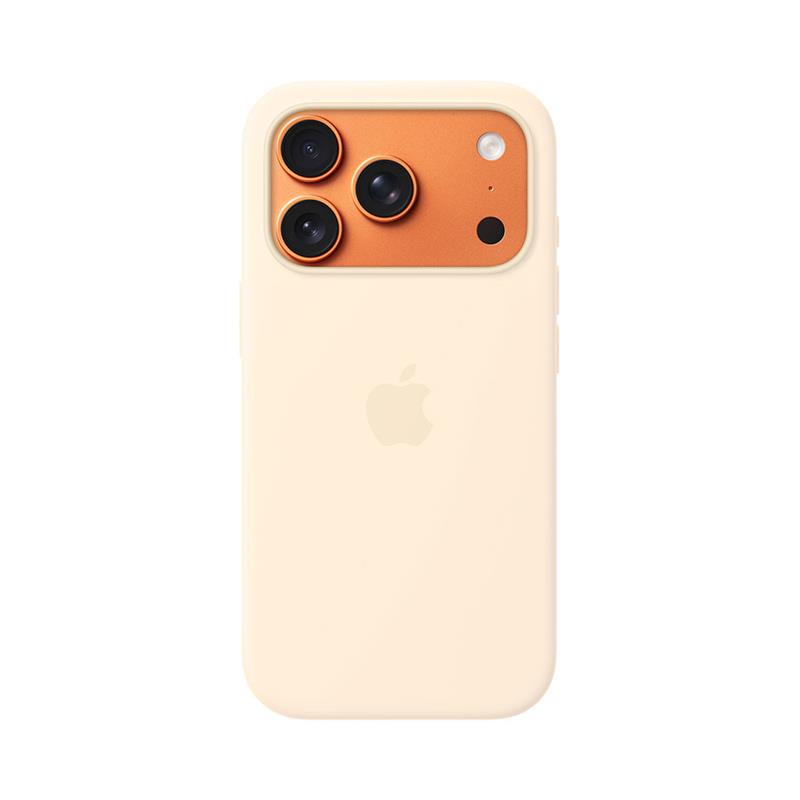 iPhone 17 Pro Silicone Case with MagSafe – Vanilková 