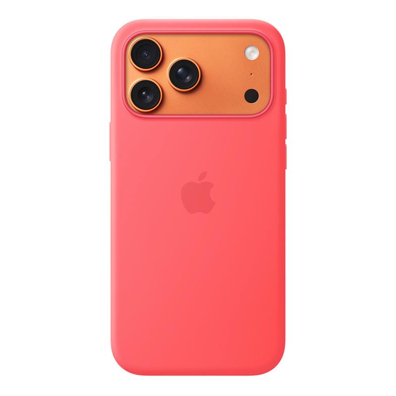 Apple iPhone 17 Pro Max Silicone Case with MagSafe – Guavovo ružový 