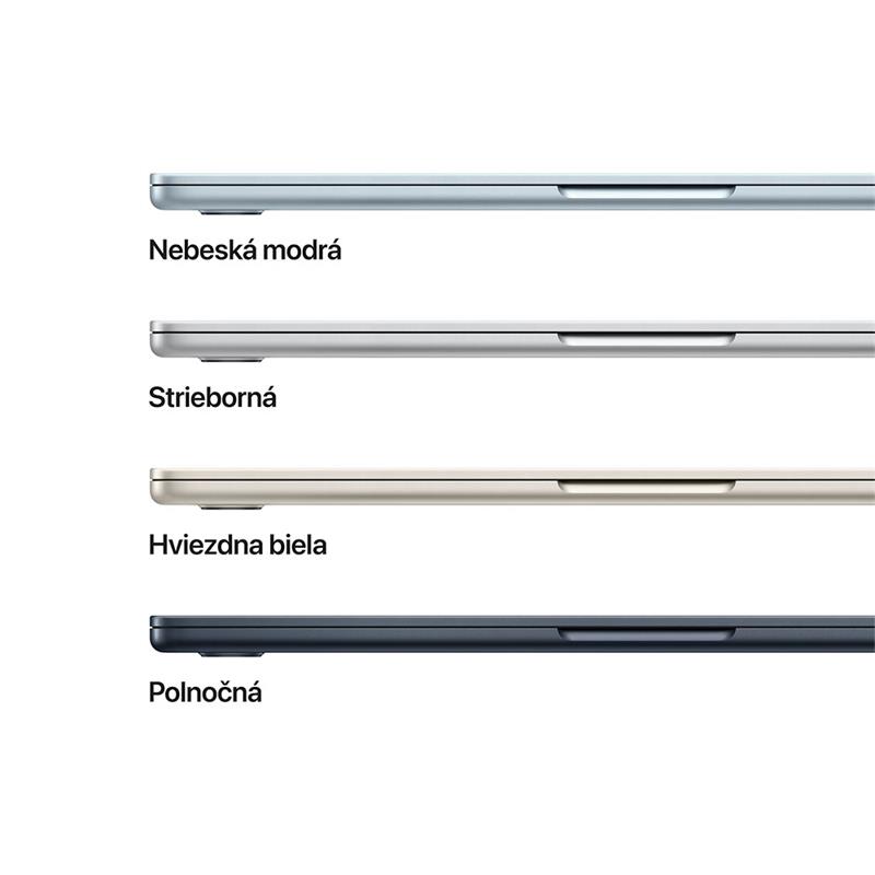 MacBook Air 15" Apple M5 10C CPU 10C GPU 16GB 512GB Polnočný SK 