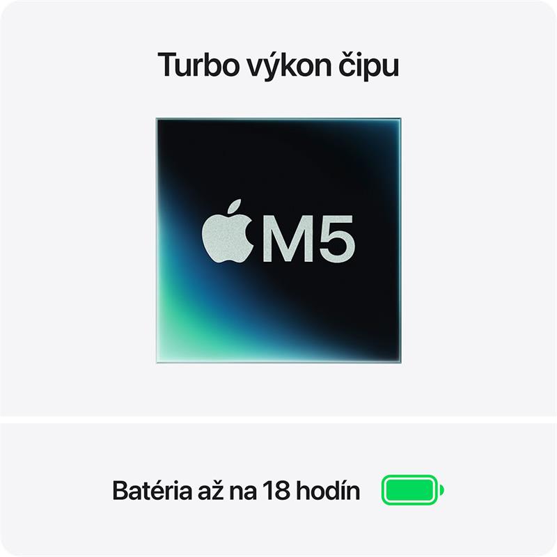 MacBook Air 15" Apple M5 10C CPU 10C GPU 16GB 512GB Nebeský modrý SK 