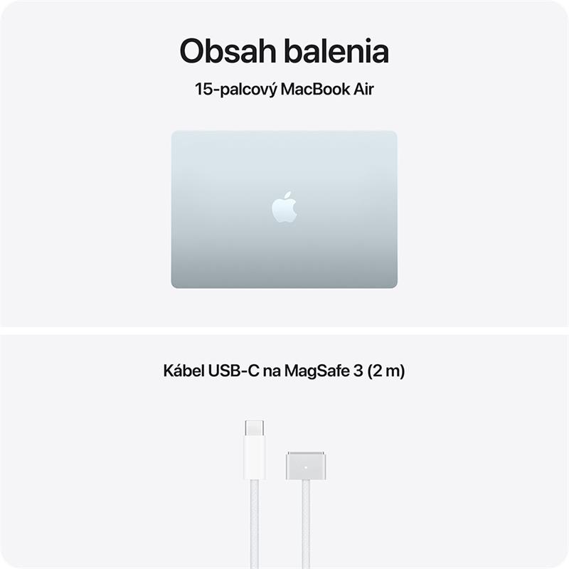 MacBook Air 15" Apple M5 10C CPU 10C GPU 16GB 512GB Nebeský modrý SK 