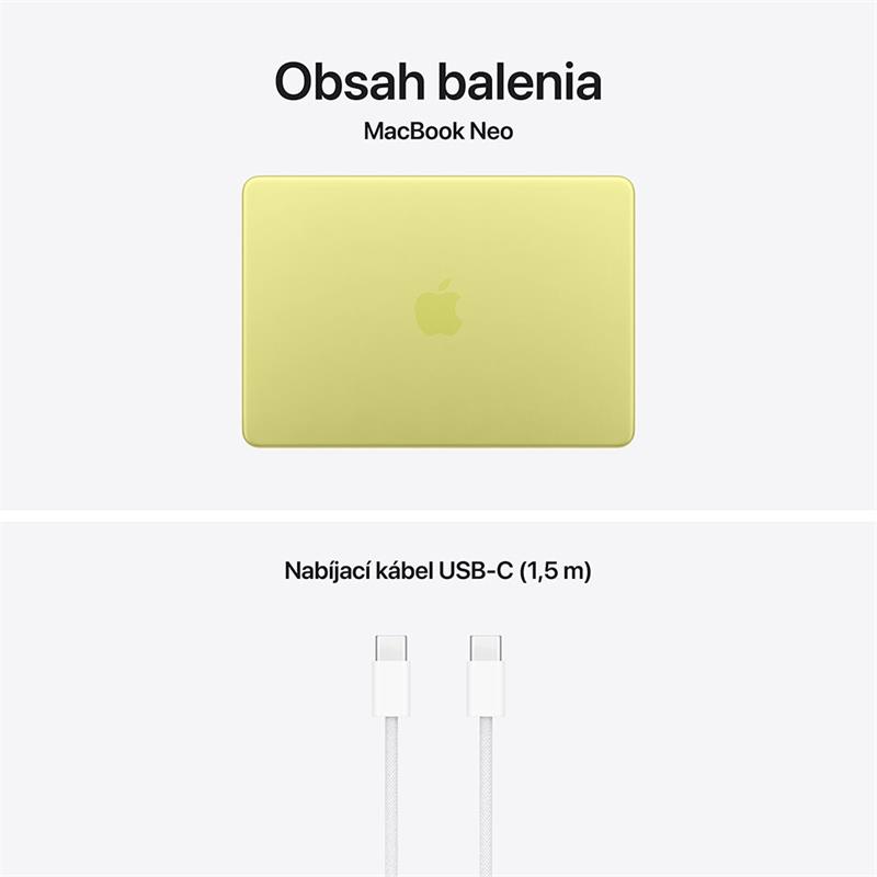 MacBook Neo 13" Apple A18 Pro 6C CPU 5C GPU 8GB 256GB Citrus SK 