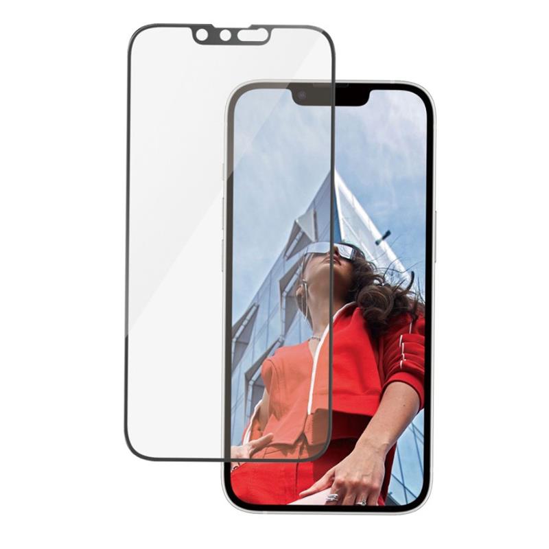 PanzerGlass ochranné sklo Ceramic pre iPhone 16e/14/13/13 Pro - Black Frame 