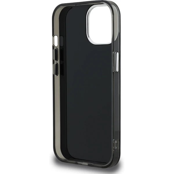 Karl Lagerfeld IML Aquarelle Choupette kryt iPhone 15 čierny 