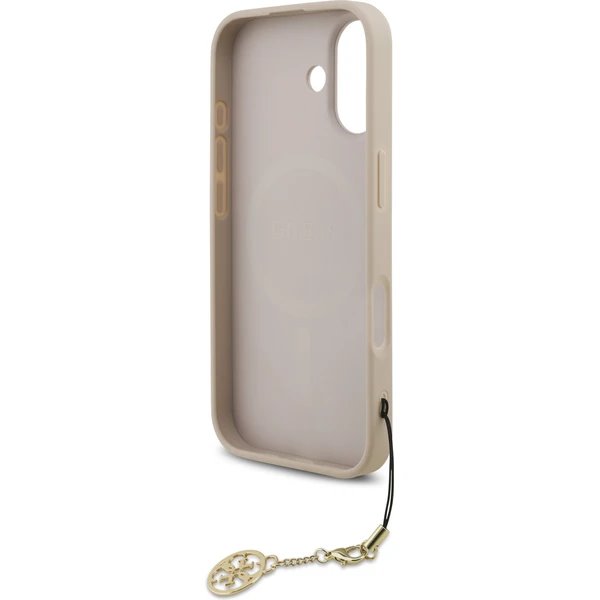 Guess 4G Charm MagSafe kryt iPhone 17 ružový 