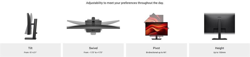 DELL Pro E2426HB 23.8" IPS, FHD 120Hz, Kamera, 5ms, 300cd, 1000:1, DP, USB Hub, 3Yr 