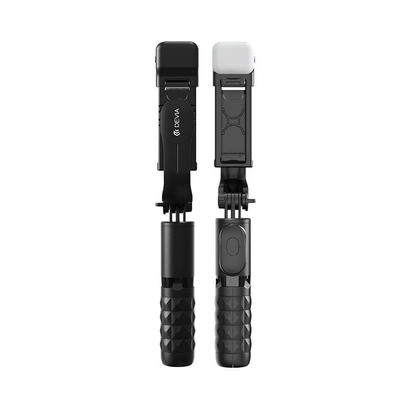Devia Tripod Stand Multi-function Selfie Bar With Fill-In Light - Black *Rozbalený* 