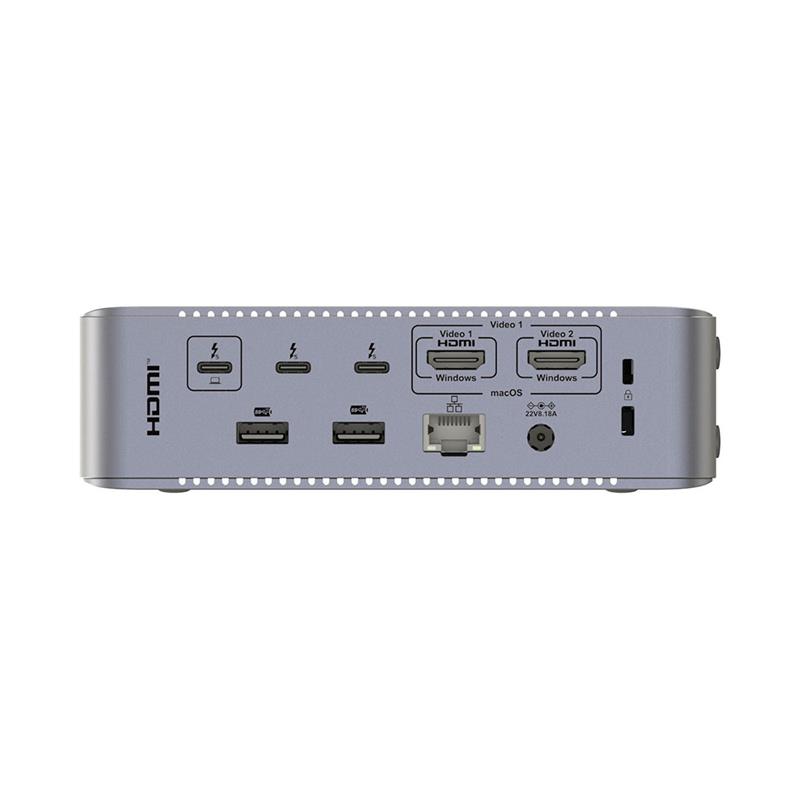 LMP ThunderDock TB5 8K 14-Port Thunderbolt 5 Docking Station - Space Gray 