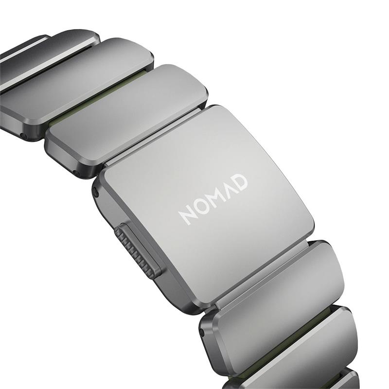 Nomad remienok Stratos pre Apple Watch 44-49mm - Forest Green/Natural Hardware 