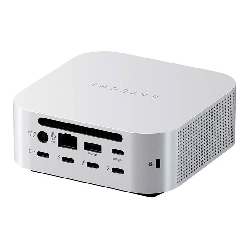 Satechi Thunderbolt 5 CubeDock with SSD Enclosure - Silver 