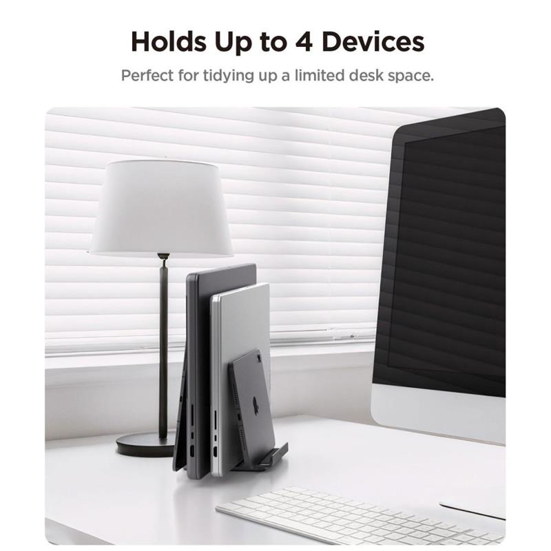 Spigen stojan Vertical Laptop Stand - Space Gray 