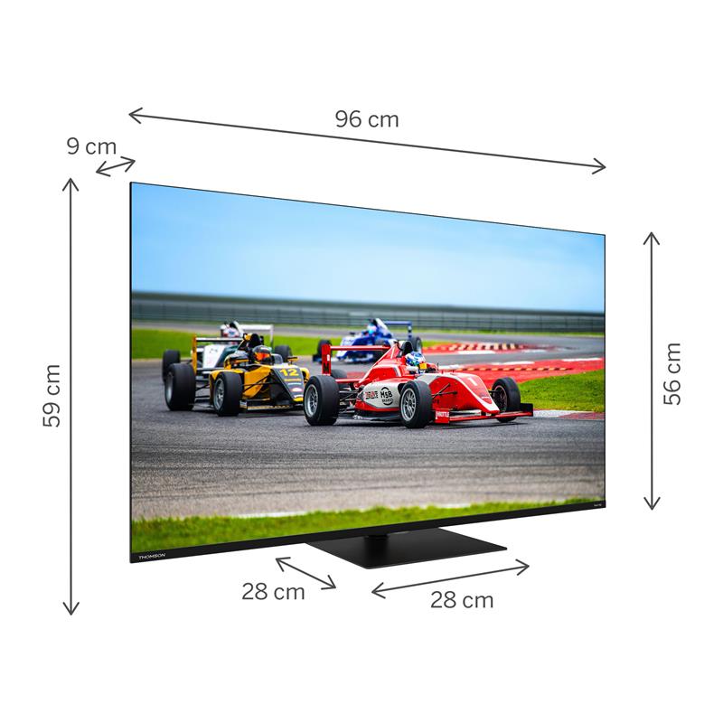 Thomson 43QG7C14 - Google TV 43" QLED Pro, 4K, 144 Hz - poškodený obal 