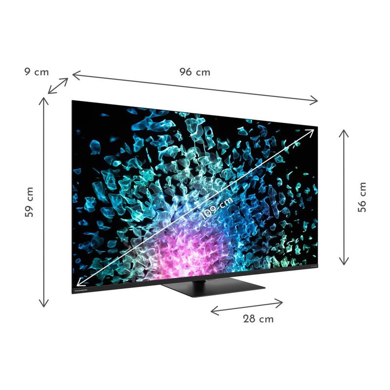 Thomson 43MG7C15 - 43" Ultra HD, Google TV, Mini Led - poškodený obal 